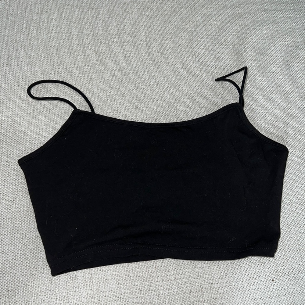 Black Crop Top
